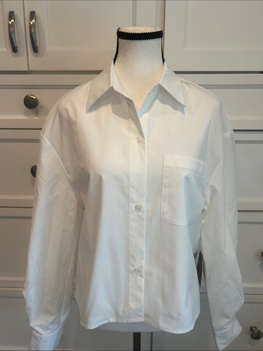 Naked Zebra brand White Button down shirt